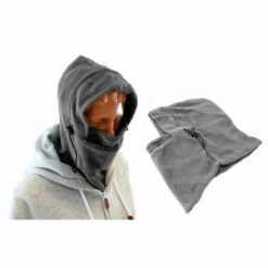 BRICOLINE BQ42B Balaclava Masque Polaire 3en1 Gris