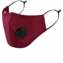 Masque En Coton Respirant, Avec Valve à Air, Boucles D'oreilles Réglables, Réutilisable, Doux, Lavable Pour Un Usage Public,Starlight