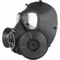 THSINDE Masque Airsoft Paintball CS Masque Facial Anti-buée Factice Avec Double Ventilateur Turbo Lentille Transparente NOIR -Protection des voies respiratoires Soldes 52675350 2