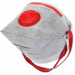 ME Masque FFP3 Anti Poussières Fines Avec Soupape Mieux Que FFP2 Pliable EN 149 Avec Valve D'expiration - Protection Contre Les Poussières, Fibres Et Brouillards Aqueux Non-toxiques -Protection des voies respiratoires Soldes 52721938 4