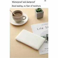 ECHOO 4 Pièces Boites De Rangement Pour Masques Portable, Imperméable Stockage Étanche à La Poussière Conteneur, Boîte De Masque Réutilisable -Protection des voies respiratoires Soldes 52975654 5