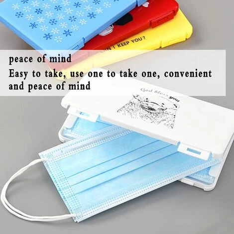 ECHOO Boîte Pour Les Masques, 4pcs Masque Boîte À Poussière, Boîte De Masque Portable, Pour Mas-ques Jetables Stockage Étanche à La Poussière Conteneur (Masque Non Compris) 7 ECHOO Boîte Pour Les Masques, 4pcs Masque Boîte À Poussière, Boîte De Masque Portable, Pour Mas-ques Jetables Stockage Étanche à La Poussière Conteneur (Masque Non Compris) – Image 5