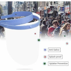 SUPERSELLER Couvre Tête Et Charlotte 10PCS Masque D'isolation De Protection Pour écran Facial Anti-salive Écran Facial Anti-poussière Visière Transparente Protection Contre Les éclaboussures Et Les éclaboussures Pour L'atelier De Transformation Des Aliments - 10 PIÈC -Protection des voies respiratoires Soldes 53308256 4