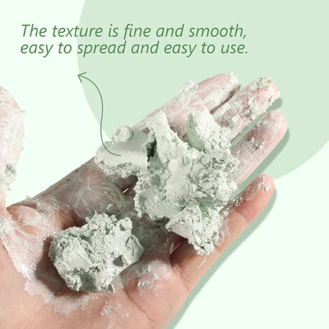 CADEAUX Masque Facial Purifiant Argile Nettoyant En Profondeur Contrôle De L'huile Masque Solide Anti-acné, Hydratant Dissolvant De Points Noirs Masque Facial Réparateur Et Rétrécissant Les Pores (vert) 5 CADEAUX Masque Facial Purifiant Argile Nettoyant En Profondeur Contrôle De L'huile Masque Solide Anti-acné, Hydratant Dissolvant De Points Noirs Masque Facial Réparateur Et Rétrécissant Les Pores (vert) – Image 3