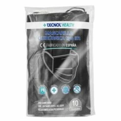 JARDIBRICODECO Masque Chirurgical Noir Adulte Sac 10 Unités