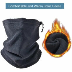 LIFCAUSAL Réglable Polaire Cache-cou Coupe-vent Hiver Chaud Cou Guêtre Visage Masque écharpe Pour Cyclisme Pêche Patinage Course Camping Randonnée -Protection des voies respiratoires Soldes 53564309 2