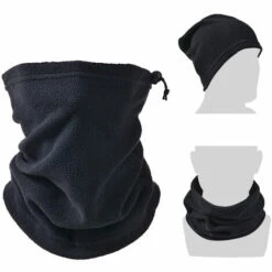 LIFCAUSAL Réglable Polaire Cache-cou Coupe-vent Hiver Chaud Cou Guêtre Visage Masque écharpe Pour Cyclisme Pêche Patinage Course Camping Randonnée -Protection des voies respiratoires Soldes 53564309 5