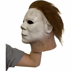 Michael Myers Film D'horreur Masque - Parfait Pour Le Carnaval Et L'Halloween - Costume Adulte - Latex, Unisexe Taille Unique，Fontainebleau -Protection des voies respiratoires Soldes 54053230 3