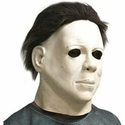 Michael Myers Film D'horreur Masque - Parfait Pour Le Carnaval Et L'Halloween - Costume Adulte - Latex, Unisexe Taille Unique，Fontainebleau -Protection des voies respiratoires Soldes 54053230 4