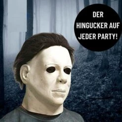 Michael Myers Film D'horreur Masque - Parfait Pour Le Carnaval Et L'Halloween - Costume Adulte - Latex, Unisexe Taille Unique，Fontainebleau -Protection des voies respiratoires Soldes 54053230 5