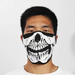 Masque De Demi-Masque De Demi-Masque Chaud De Masque De Moto Réversible,Irisfr -Protection des voies respiratoires Soldes 54069274 3