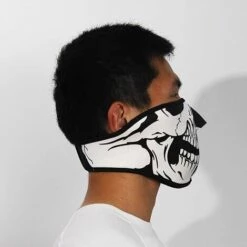 Masque De Demi-Masque De Demi-Masque Chaud De Masque De Moto Réversible,Irisfr -Protection des voies respiratoires Soldes 54069274 4