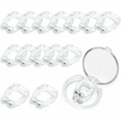 AIDUCHO 15 PCS Clip Nasal Magnétique Anti Ronflement,Clip Nasal Anti Ronflement,Dispositif Anti Ronflement,Anti Ronflement Magnétique,Améliore La Respiration Pour Un Sommeil Plus Confortable (15 PCS)