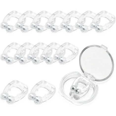 AIDUCHO 15 PCS Clip Nasal Magnétique Anti Ronflement,Clip Nasal Anti Ronflement,Dispositif Anti Ronflement,Anti Ronflement Magnétique,Améliore La Respiration Pour Un Sommeil Plus Confortable (15 PCS) 3 AIDUCHO 15 PCS Clip Nasal Magnétique Anti Ronflement,Clip Nasal Anti Ronflement,Dispositif Anti Ronflement,Anti Ronflement Magnétique,Améliore La Respiration Pour Un Sommeil Plus Confortable (15 PCS)
