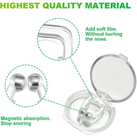 AIDUCHO 15 PCS Clip Nasal Magnétique Anti Ronflement,Clip Nasal Anti Ronflement,Dispositif Anti Ronflement,Anti Ronflement Magnétique,Améliore La Respiration Pour Un Sommeil Plus Confortable (15 PCS) 5 AIDUCHO 15 PCS Clip Nasal Magnétique Anti Ronflement,Clip Nasal Anti Ronflement,Dispositif Anti Ronflement,Anti Ronflement Magnétique,Améliore La Respiration Pour Un Sommeil Plus Confortable (15 PCS) – Image 3