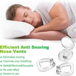 AIDUCHO 15 PCS Clip Nasal Magnétique Anti Ronflement,Clip Nasal Anti Ronflement,Dispositif Anti Ronflement,Anti Ronflement Magnétique,Améliore La Respiration Pour Un Sommeil Plus Confortable (15 PCS) 10 AIDUCHO 15 PCS Clip Nasal Magnétique Anti Ronflement,Clip Nasal Anti Ronflement,Dispositif Anti Ronflement,Anti Ronflement Magnétique,Améliore La Respiration Pour Un Sommeil Plus Confortable (15 PCS) -Protection des voies respiratoires Soldes 54071409 4