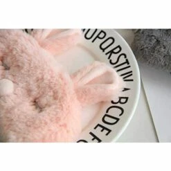 Kartokner 3D Peluche Animaux Masque De Sommeil Pour Les Yeux Des Mignon Animaux Pour Dormir Respirant Bande Dessinée Masque De Nuit Enfants Filles Femmes Adultes (D-lapin Rose) -Protection des voies respiratoires Soldes 54072703 4