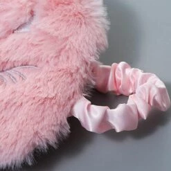 Kartokner Animaux Masque De Sommeil Femme Enfant Fille Peluche Soie 3D Moelleux Masque De Nuit Occultant Mignon Masque Pour Les Yeux Pour Dormir Voyage Sieste (Renard-rose) -Protection des voies respiratoires Soldes 54074046 5