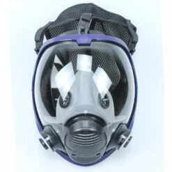 THSINDE Masque Respiratoire Intégral Réutilisable, Masque Gas Cover Respiratoire Vapeurs Organiques, Masque Net Pocket 6800 + Boite Filtre Trapézoïdale N°3 + Coton + Coque De Réception -Protection des voies respiratoires Soldes 54082257 2