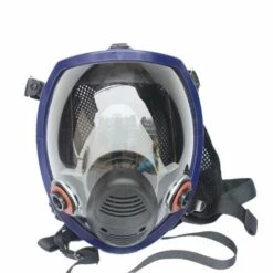THSINDE Masque Respiratoire Intégral Réutilisable, Respirateur Gaz Cover Vapeur Organique, Masque Net Pocket 6800 + Boite Filtre Trapézoïdal N°4 + Coton + Coque De Réception -Protection des voies respiratoires Soldes 54082258 4