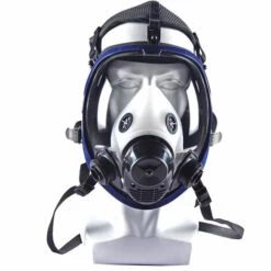 THSINDE Masque Respiratoire Intégral Réutilisable, Masque Gas Cover Respiratoire Vapeurs Organiques, Masque Net Pocket 6800 + Boite Filtre Trapézoïdal N°7 + Coton + Coque De Réception -Protection des voies respiratoires Soldes 54082259 3