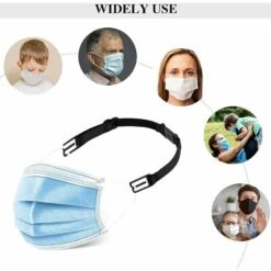 DECKON Clip De Masque, Clip De Masque, Crochet De Masque, (noir)