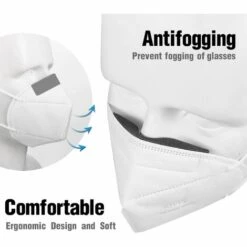 Coussinets De Pont De Nez Mousse Mémoire Microfibre Anti-Buée Bande De Protection Auto-Adhésive Coussin De Pont De Nez Pont De Nez En Éponge (24 Pièces),Starlight -Protection des voies respiratoires Soldes 54384593 5