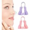 TANABATA Silicone Nez Shaper, 2Pcs Nez Up Levage Shaping Clip Nez Redresseur Beauté Nez Minceur Outil Nez Pont Lifter Pour Natural Nose Up Plus Slim Lifting -Protection des voies respiratoires Soldes 54481010 1