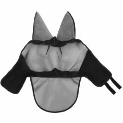 THSINDE Masque Anti-Mouches Protection Anti-UV Avec Oreilles Pour Chevaux Noir,M. -Protection des voies respiratoires Soldes 54856923 5