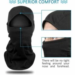 TANABATA Cagoule Scooter Coupe-Vent Masque Vélo Moto VTT Ski Homme Cyclisme Chaud Tête Cou Visage Respirant Léger Chapeau Hiver -Protection des voies respiratoires Soldes 55082516 4