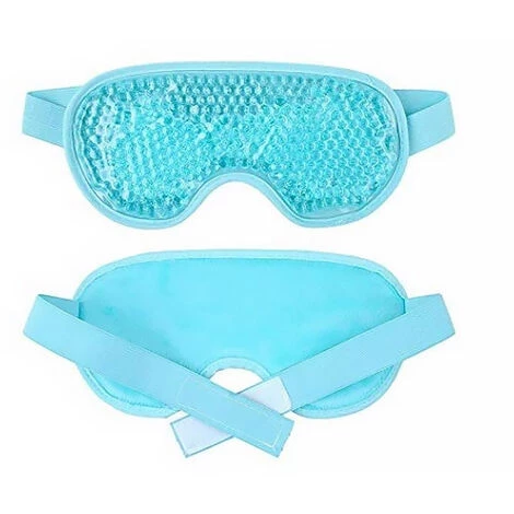 Masque Yeux Froid, Masque Des Yeux Gel Gonflés, Cernes, Migraine Réutilisable Poche De Glace En Yeux Pour Thérapie Froid Chaud (Bleu),Irisfr 3 Masque Yeux Froid, Masque Des Yeux Gel Gonflés, Cernes, Migraine Réutilisable Poche De Glace En Yeux Pour Thérapie Froid Chaud (Bleu),Irisfr