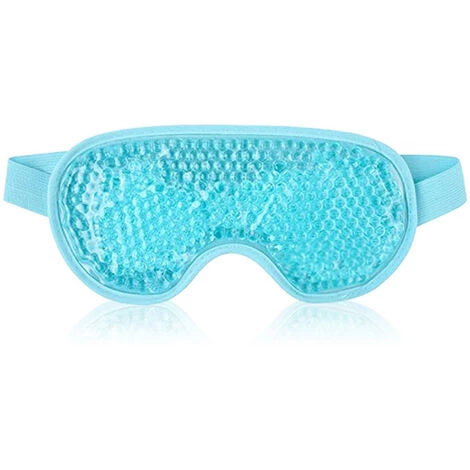 Masque Yeux Froid, Masque Des Yeux Gel Gonflés, Cernes, Migraine Réutilisable Poche De Glace En Yeux Pour Thérapie Froid Chaud (Bleu),Irisfr 5 Masque Yeux Froid, Masque Des Yeux Gel Gonflés, Cernes, Migraine Réutilisable Poche De Glace En Yeux Pour Thérapie Froid Chaud (Bleu),Irisfr – Image 3