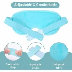 Masque Yeux Froid, Masque Des Yeux Gel Gonflés, Cernes, Migraine Réutilisable Poche De Glace En Yeux Pour Thérapie Froid Chaud (Bleu),Irisfr 11 Masque Yeux Froid, Masque Des Yeux Gel Gonflés, Cernes, Migraine Réutilisable Poche De Glace En Yeux Pour Thérapie Froid Chaud (Bleu),Irisfr -Protection des voies respiratoires Soldes 55310770 5