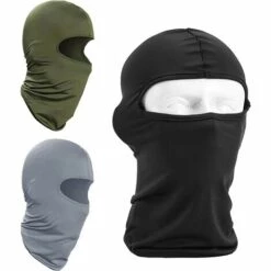 ILOVEMILAN 3 Cagoule Masque Moto Unisexe Visage Balaclava Sport Protection Pour Ski Cyclisme Moto Randonnée Camping Anti-poussière Respirant