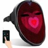 ILOVEMILAN Masque Led Visage Bluetooth Avec Motif Personnalisé Programmable Par APP Pour Les Fêtes, Les Mascarades, Les Masques D'Halloween Et Les Cadeaux D'anniversaire(Chargeur) 2 ILOVEMILAN Masque Led Visage Bluetooth Avec Motif Personnalisé Programmable Par APP Pour Les Fêtes, Les Mascarades, Les Masques D'Halloween Et Les Cadeaux D'anniversaire(Chargeur) -Protection des voies respiratoires Soldes 55608902 1