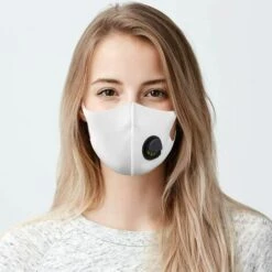 CADEAUX Lot De 5 Masques Réutilisables Avec Valve D'air Et Boucles D'oreilles, Respirants, Doux, Lavables, Durables Pour Un Usage Public Quotidien -Protection des voies respiratoires Soldes 55621284 4