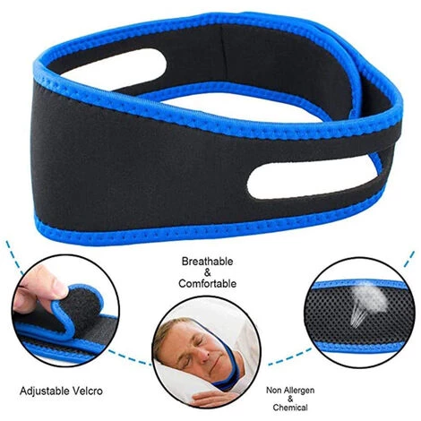 Dispositifs Anti Ronflement,Triomphe 2 Pièces Mentonnière Anti Ronflement Solution Ronflement Réglable Snore Stopper Strap Pour Aide Sommeil Réduction Ronflement Mentonnière Pour Hommes Femmes 4 Dispositifs Anti Ronflement,Triomphe 2 Pièces Mentonnière Anti Ronflement Solution Ronflement Réglable Snore Stopper Strap Pour Aide Sommeil Réduction Ronflement Mentonnière Pour Hommes Femmes – Image 2