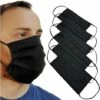 ILOVEMILAN 13x Masque Facial, Tissu Respirant, Jetable, Noir