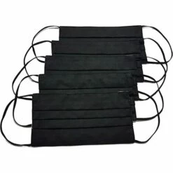 ILOVEMILAN 13x Masque Facial, Tissu Respirant, Jetable, Noir -Protection des voies respiratoires Soldes 55745637 4