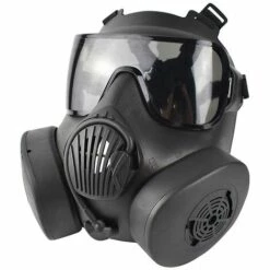 CADEAUX Masque Respiratoire Tactique De Protection Masque à Gaz Intégral Pour Militaire Airsoft Tir Chasse équitation Jeu Cs Cosplay Protection (vert) -Protection des voies respiratoires Soldes 55762138 3
