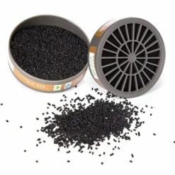 LANGRAY Masque à Gaz Fumé, Respirateur De Protection, Peinture, Soudage, Bidons De Gaz Toxiques Chimiques, Filtre Anti-poussière à Charbon Actif -Protection des voies respiratoires Soldes 56393302 5