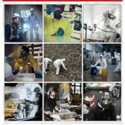 LANGRAY Masque Complet à Gaz Multi-usages Avec Filtre De Niveau 3, Respirateur, Spray De Peinture, Pesticide, Caoutchouc Naturel, Prévention Chimique(Masque Avec Canette #3 + Voies Respiratoires De 0,5 M) -Protection des voies respiratoires Soldes 56393304 5