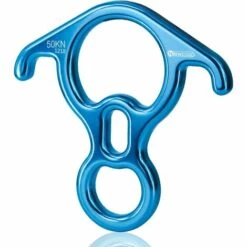 BEARSU Grand Dispositif De Descente à Oreille Recourbée Peak Rescue Terminal 8 Pour L’assurage Et La Descente En Rappel