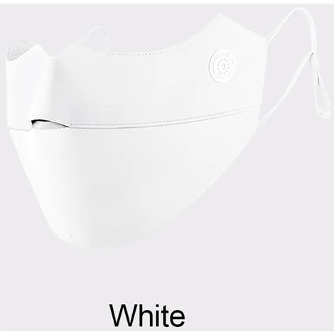 LIFCAUSAL Cache-cou Pour Femme Masque De Couverture Pour Le Visage Cool Respirant Léger Protection Solaire D'été Anti-UV Poussière Coupe-vent , Blanc 3 LIFCAUSAL Cache-cou Pour Femme Masque De Couverture Pour Le Visage Cool Respirant Léger Protection Solaire D'été Anti-UV Poussière Coupe-vent , Blanc
