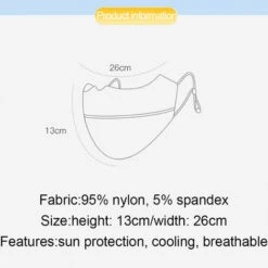 LIFCAUSAL Cache-cou Pour Femme Masque De Couverture Pour Le Visage Cool Respirant Léger Protection Solaire D'été Anti-UV Poussière Coupe-vent , Blanc 11 LIFCAUSAL Cache-cou Pour Femme Masque De Couverture Pour Le Visage Cool Respirant Léger Protection Solaire D'été Anti-UV Poussière Coupe-vent , Blanc -Protection des voies respiratoires Soldes 56624311 5