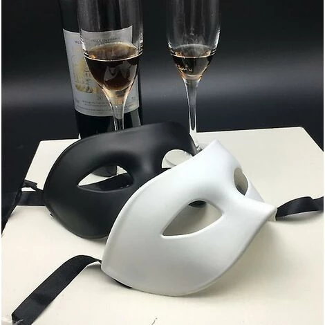 ILOVEMILAN Masque Pour Hommes De Mascarade D'Halloween (argent) 4 ILOVEMILAN Masque Pour Hommes De Mascarade D'Halloween (argent) – Image 2