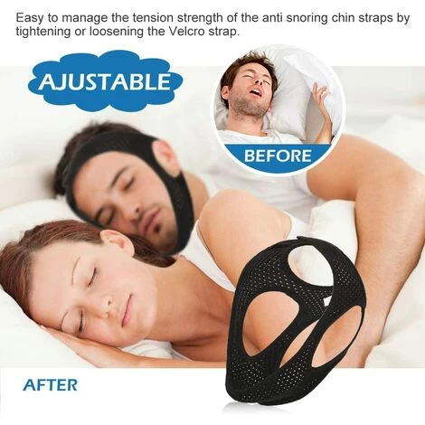 ZHUOXUAN Dispositif Anti-Snooze Efficace, Mentonnière, Anti-Snatch Jour Et Nuit, Mentonnière, Programme De Snooze Ajustement Du Programme Mentonnière, Mentonnière Pour Sommeil, Noir, 11 5 ZHUOXUAN Dispositif Anti-Snooze Efficace, Mentonnière, Anti-Snatch Jour Et Nuit, Mentonnière, Programme De Snooze Ajustement Du Programme Mentonnière, Mentonnière Pour Sommeil, Noir, 11 – Image 3
