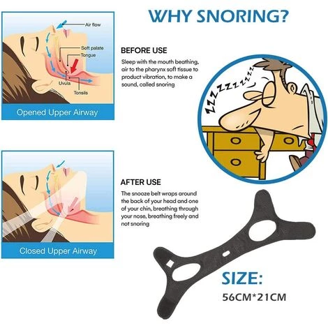 ZHUOXUAN Dispositif Anti-Snooze Efficace, Mentonnière, Anti-Snatch Jour Et Nuit, Mentonnière, Programme De Snooze Ajustement Du Programme Mentonnière, Mentonnière Pour Sommeil, Noir, 11 6 ZHUOXUAN Dispositif Anti-Snooze Efficace, Mentonnière, Anti-Snatch Jour Et Nuit, Mentonnière, Programme De Snooze Ajustement Du Programme Mentonnière, Mentonnière Pour Sommeil, Noir, 11 – Image 4