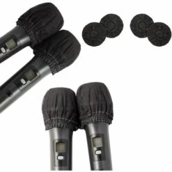 TRIOMPHE Lot De 100 Housses De Microphone Jetables Non Tissées，T-Audace
