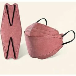 CADEAUX 50pcs Masque Facial Jetable Adulte Masque Respirant 4 Plis Avec Alimentation Extérieure De Conception 3d Comprimés Gray100 -Protection des voies respiratoires Soldes 56806993 5